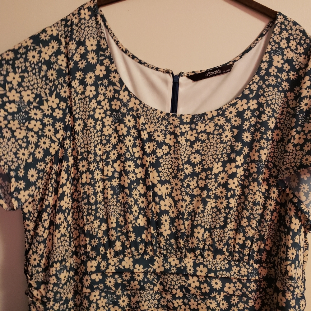 Eshakti 3x 24W mid calf dress